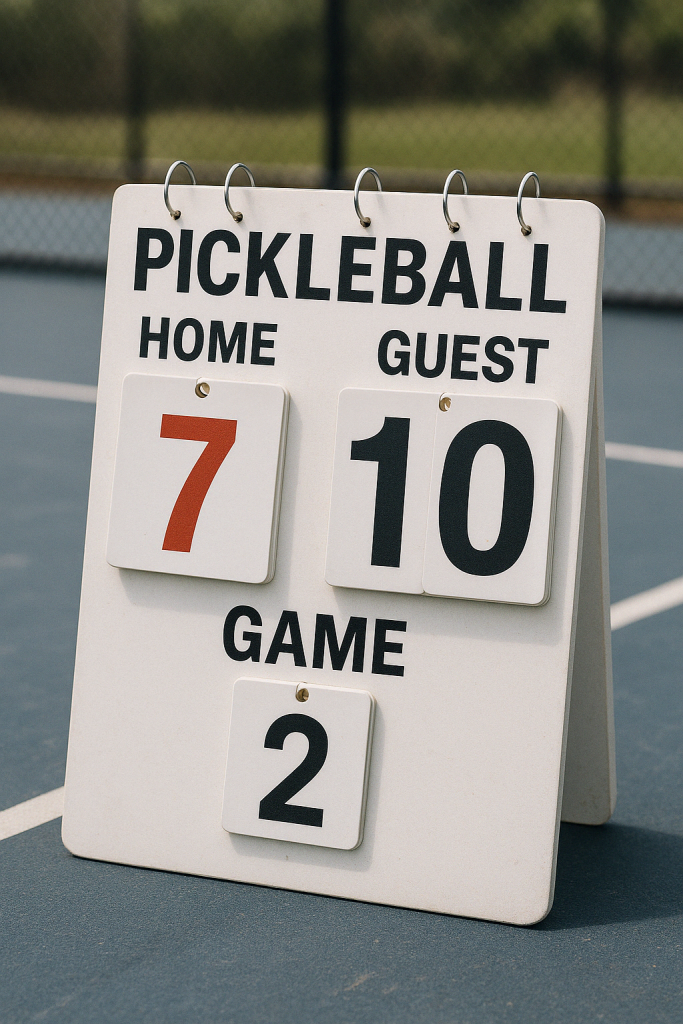 pickleball scoreboard