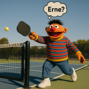 pickleball erne shot